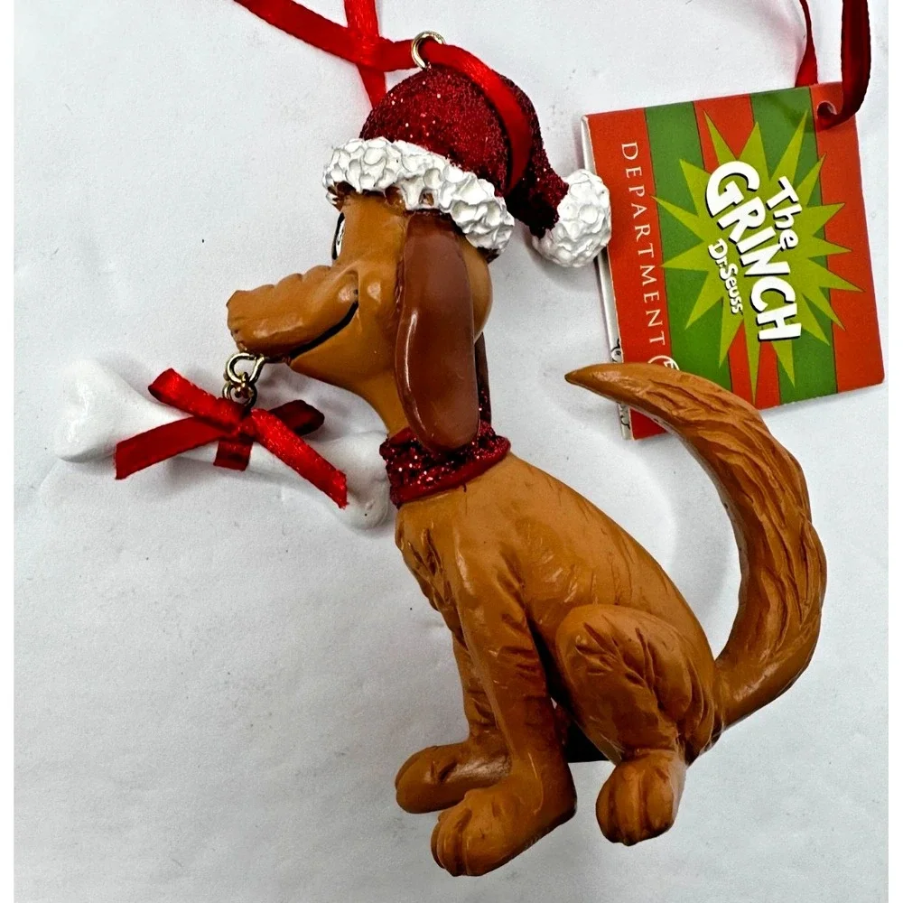 Dept 56 The Grinch Max Dog Rudolph Bumble Abdominal Snowman Christmas ornaments